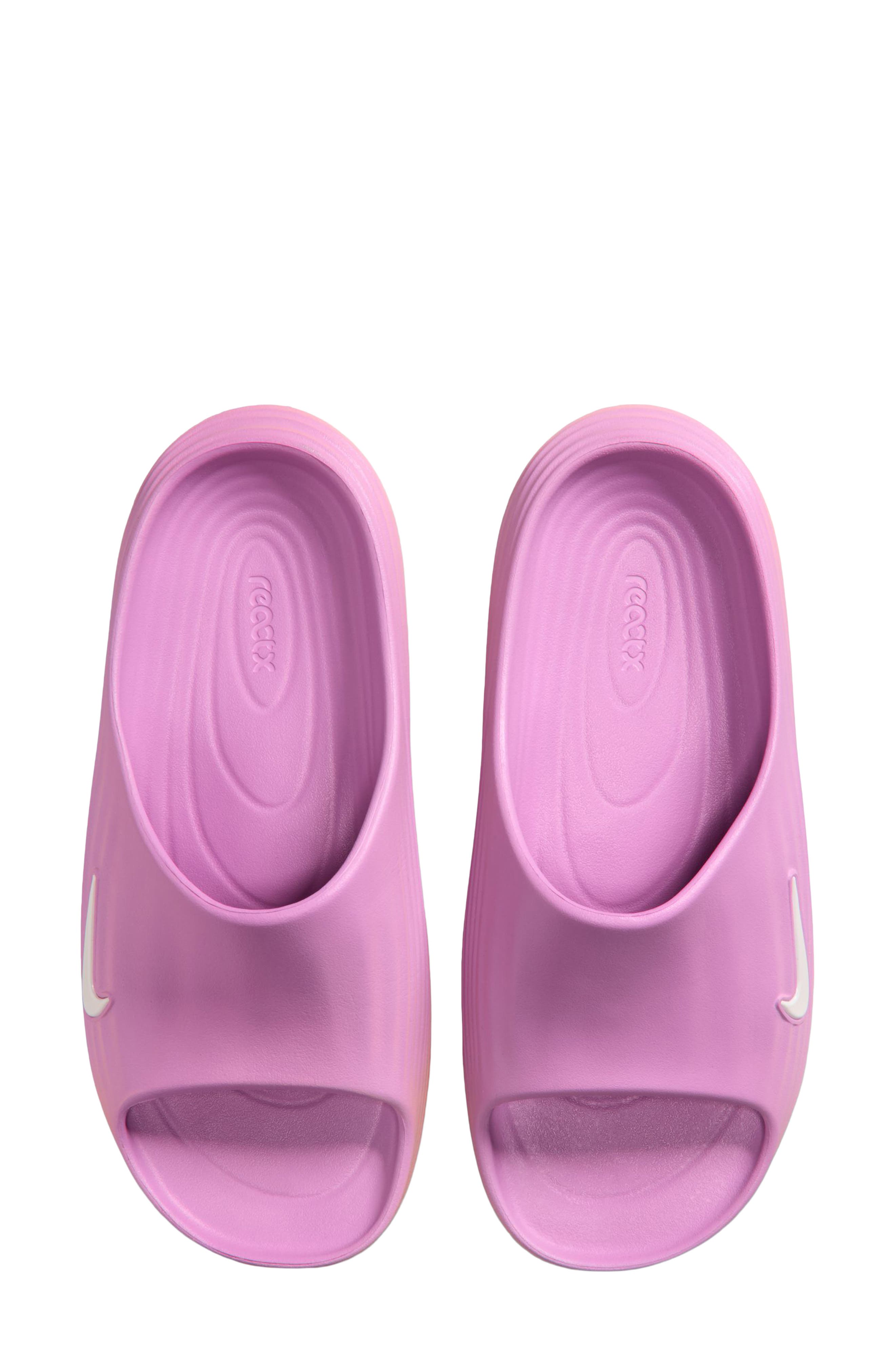 ReactX Rejuven8 Slide, Alternate, color, ARCTIC ORANGE/ SAIL- MAGENTA