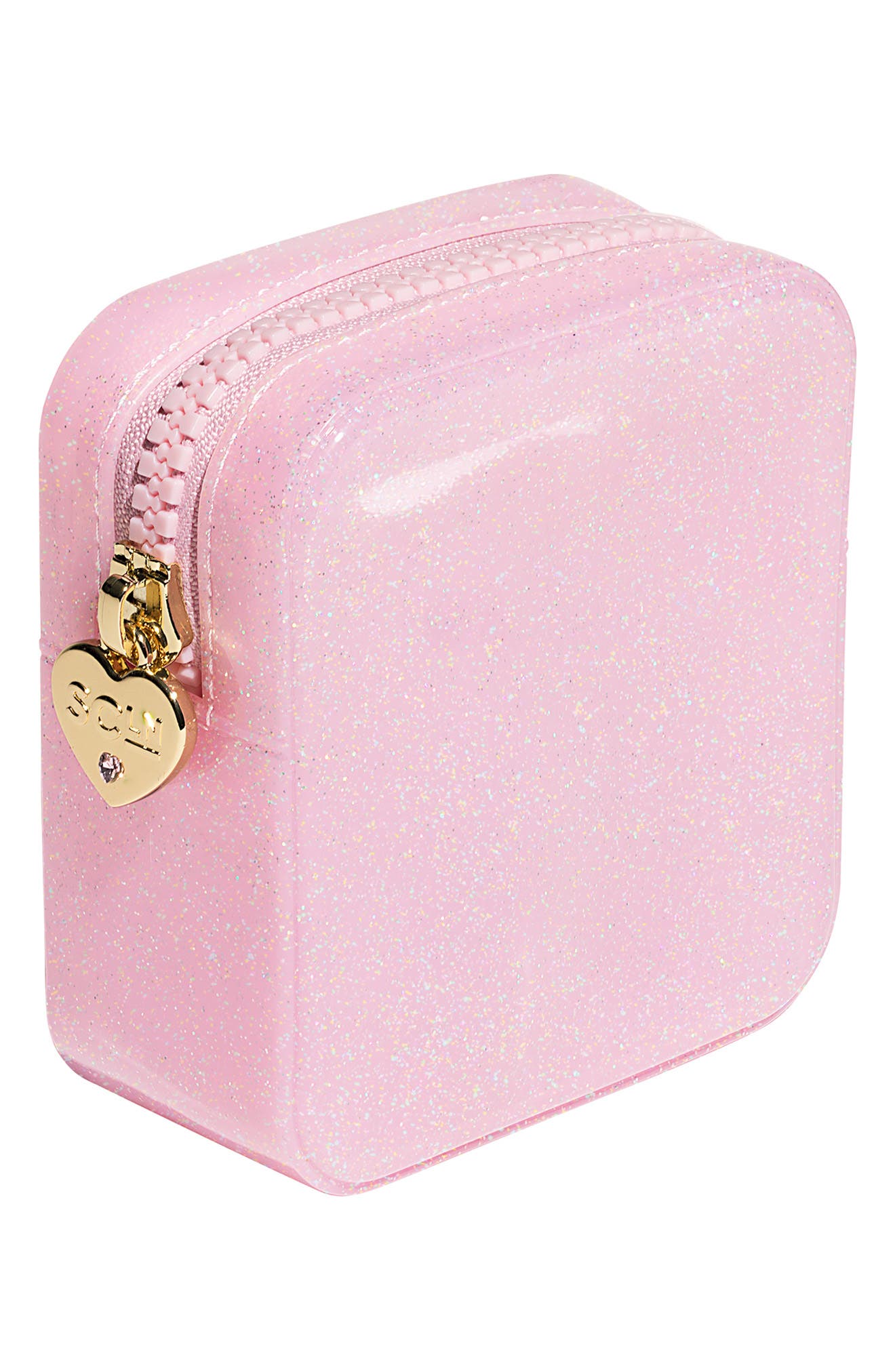 Mini Nylon Pouch, Alternate, color, FLAMINGO