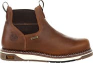 Georgia Boot Amp Lt Wedge Waterproof Chelsea Work Boot