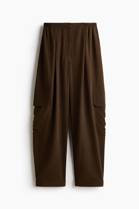 Lyocell-blend Cargo Trousers