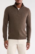 Nordstrom Cashmere Quarter Zip Sweater