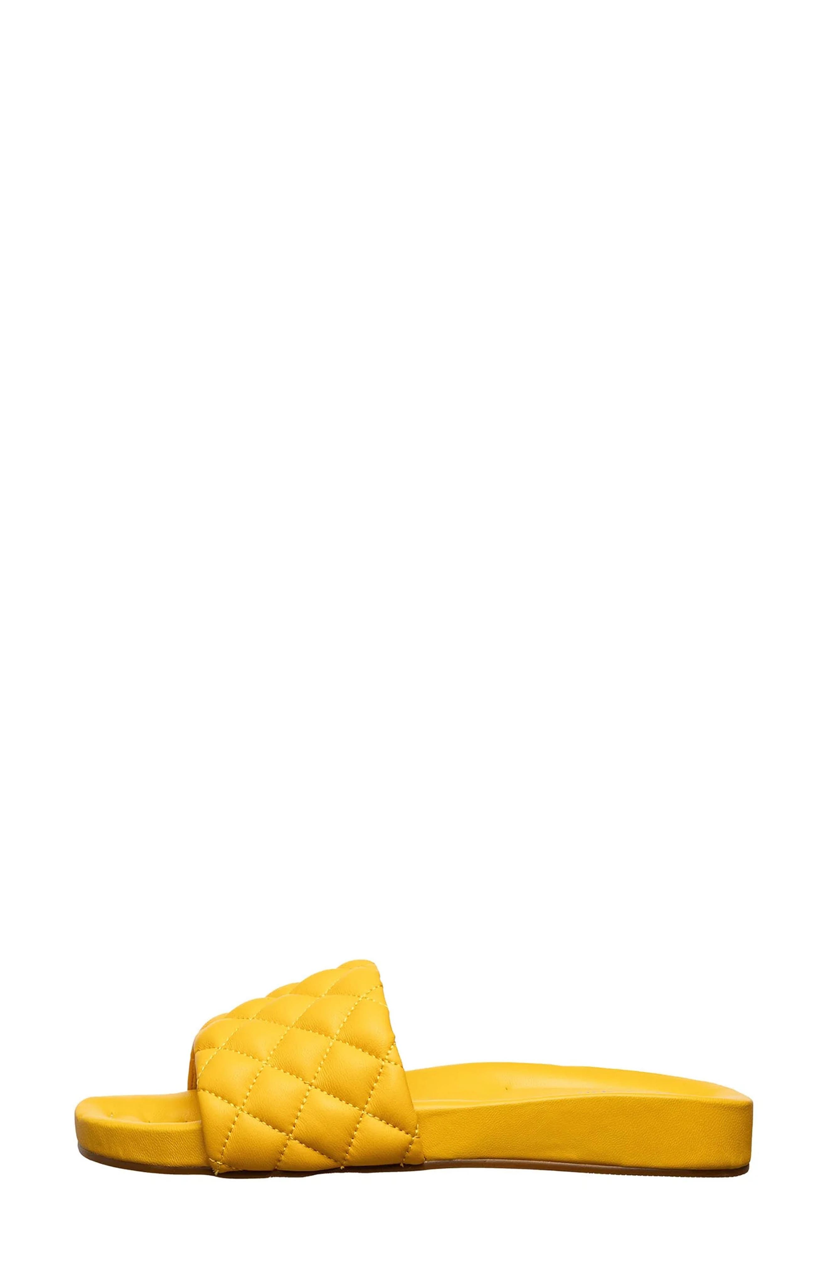 Bette Slide Sandal, Alternate, color, MUSTARD
