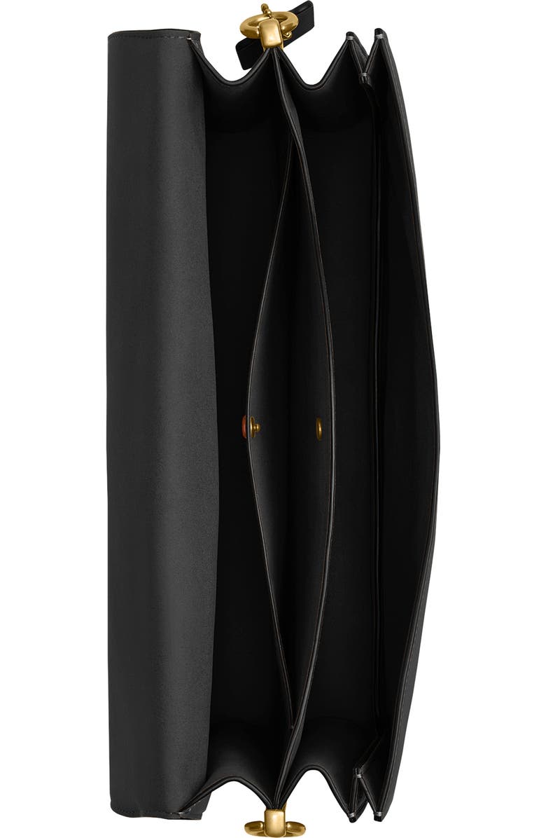 COACH Tabby 35 Smooth Leather Chain Shoulder Bag, Alternate, color, B4/Black