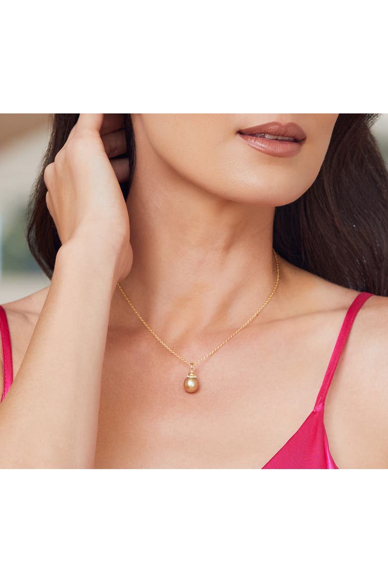 Golden South Sea Devon Pendant, Alternate, color, Golden Pearl