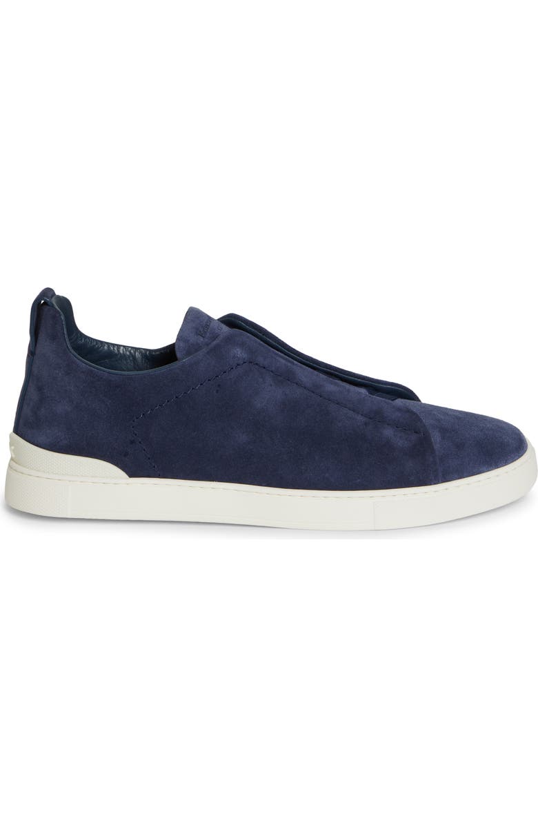 ZEGNA Triple Stitch Slip-On Sneaker, Alternate, color,