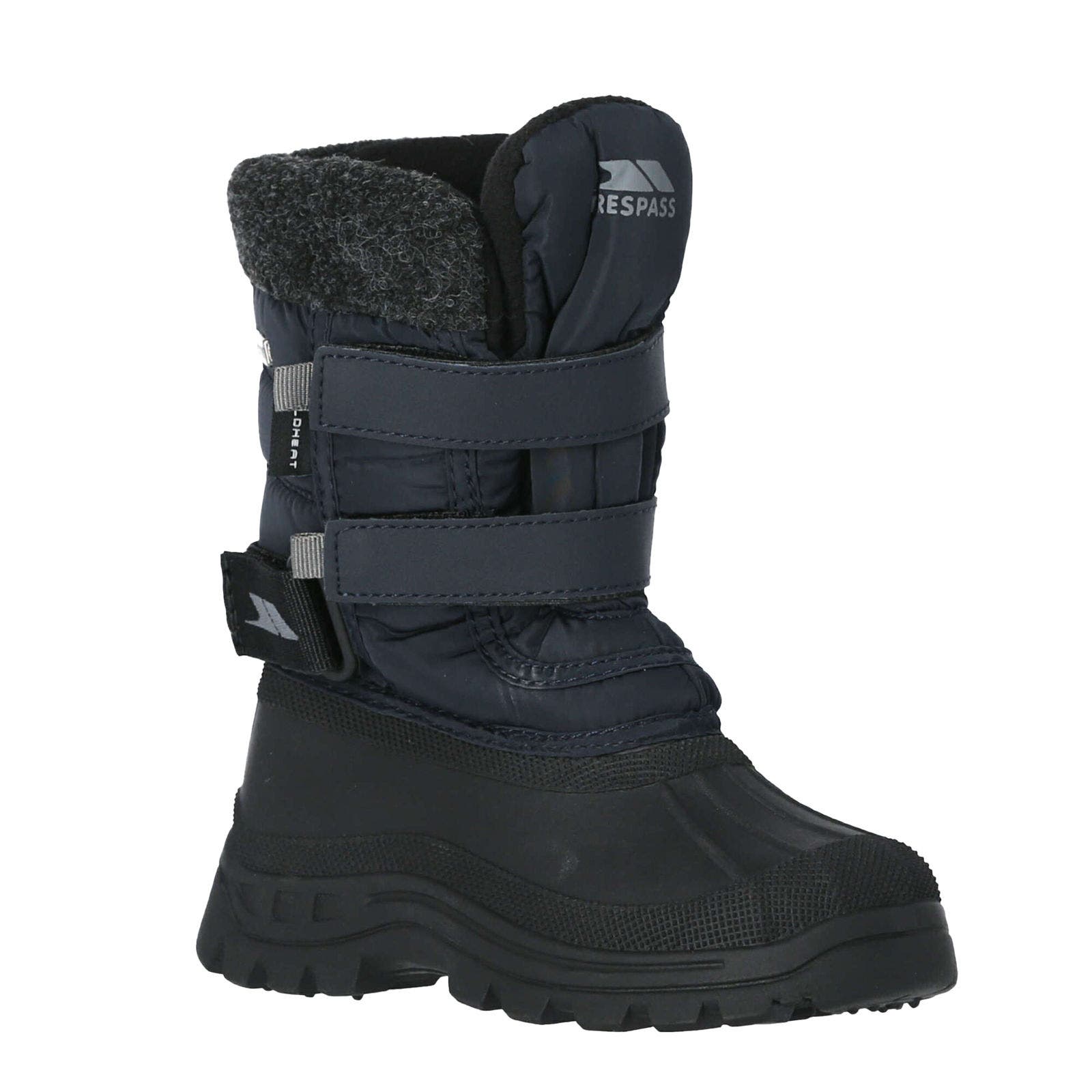 Childrens Strachan II Waterproof Snow Boots, Alternate, color, Navy