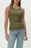 Michael Stars Halley Side Ruched Tank