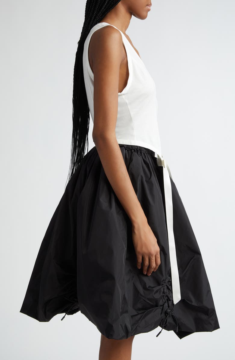 Simone Rocha Easy Bow Tails Cotton Tank, Alternate, color, Ivory