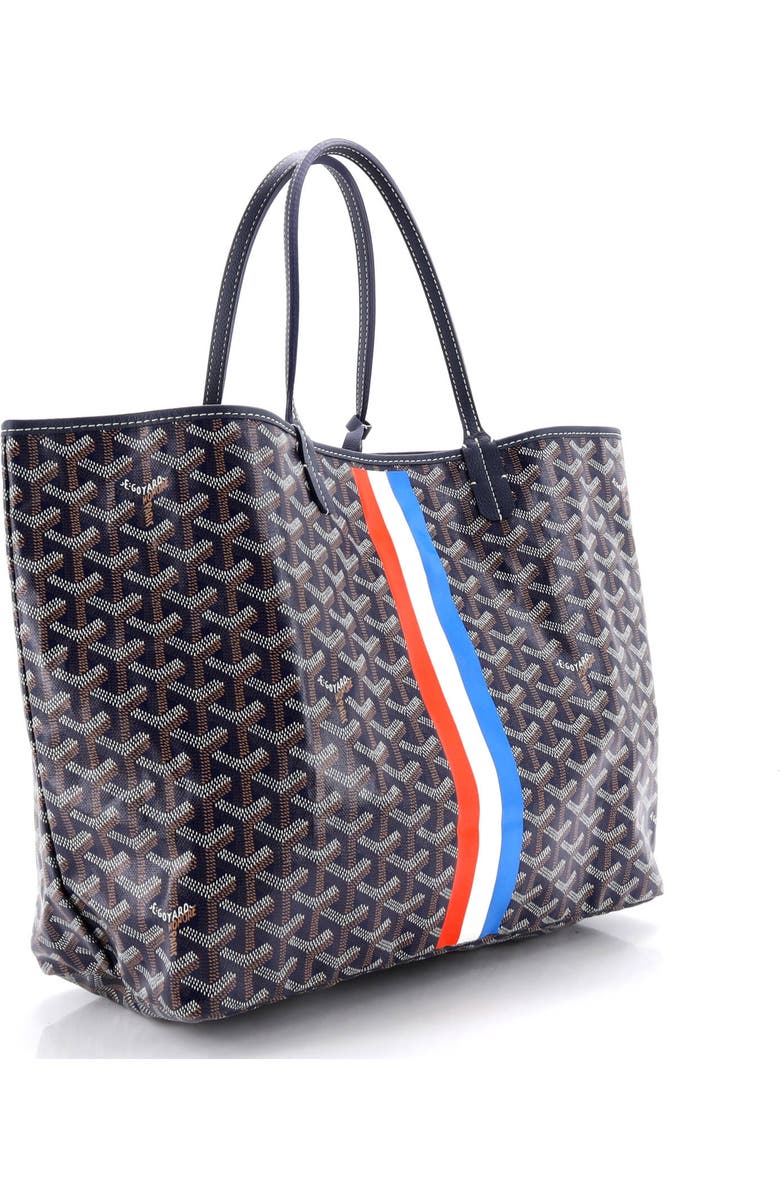 Pre-Owned Goyard Saint Louis Tote Coated Canvas PM, Alternate, color, Blue