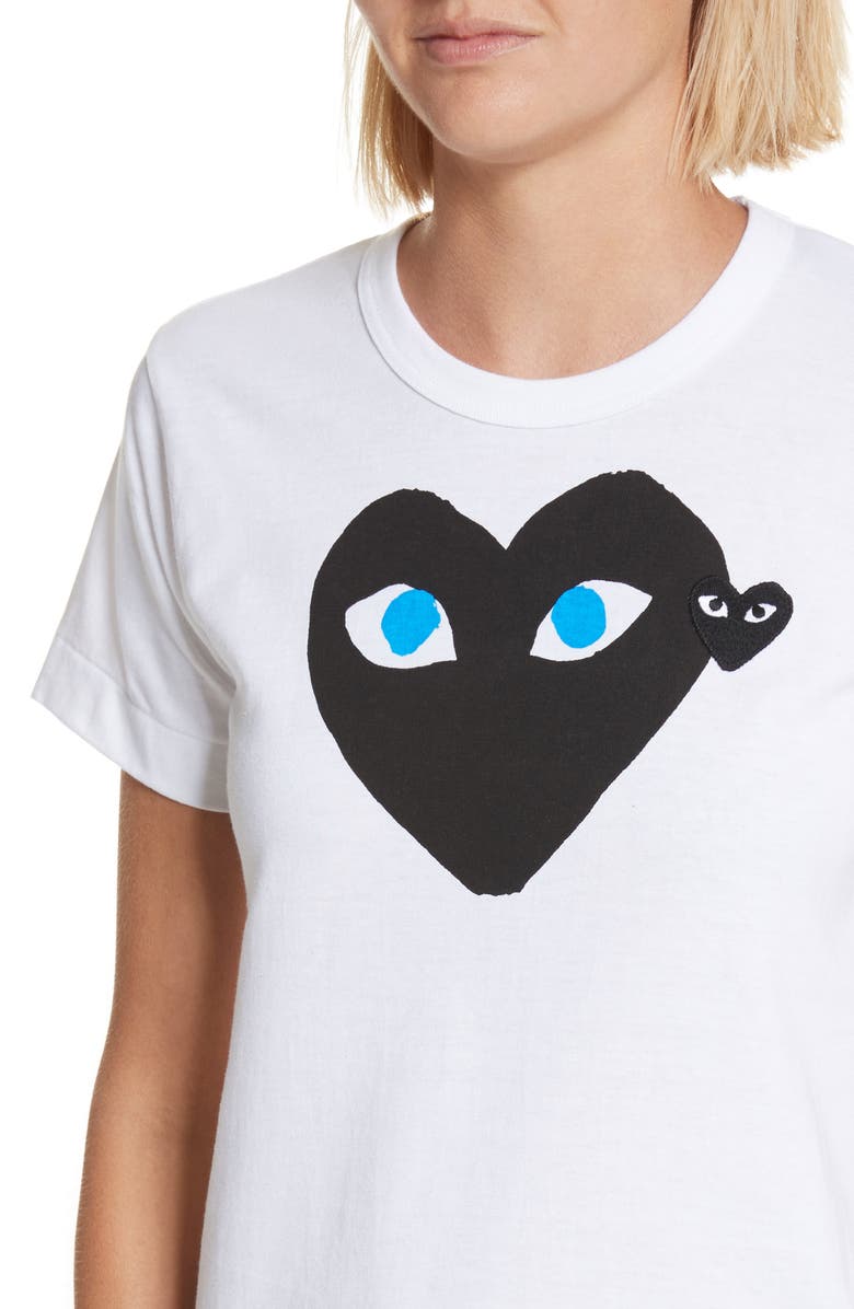 Comme des Garçons PLAY Heart Tee, Alternate, color, 