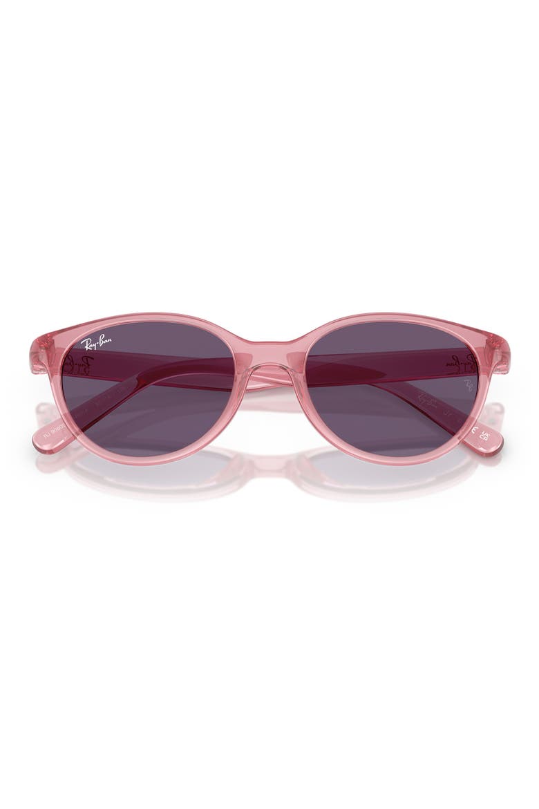 Kids' 45mm Oval Sunglasses, Alternate, color, TRANSITION PINK
