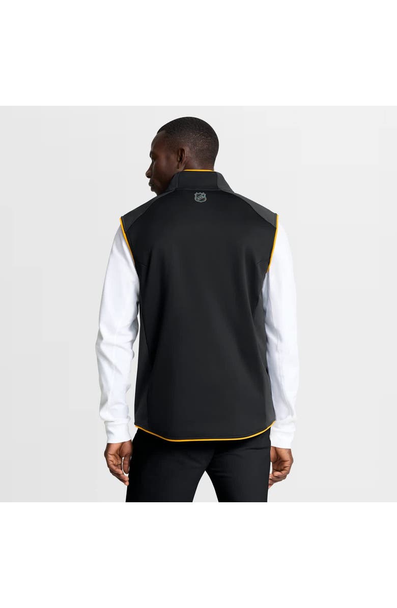 FANATICS Men's Fanatics Black Boston Bruins Authentic Pro Rink Full-Zip Vest, Alternate, color, Black