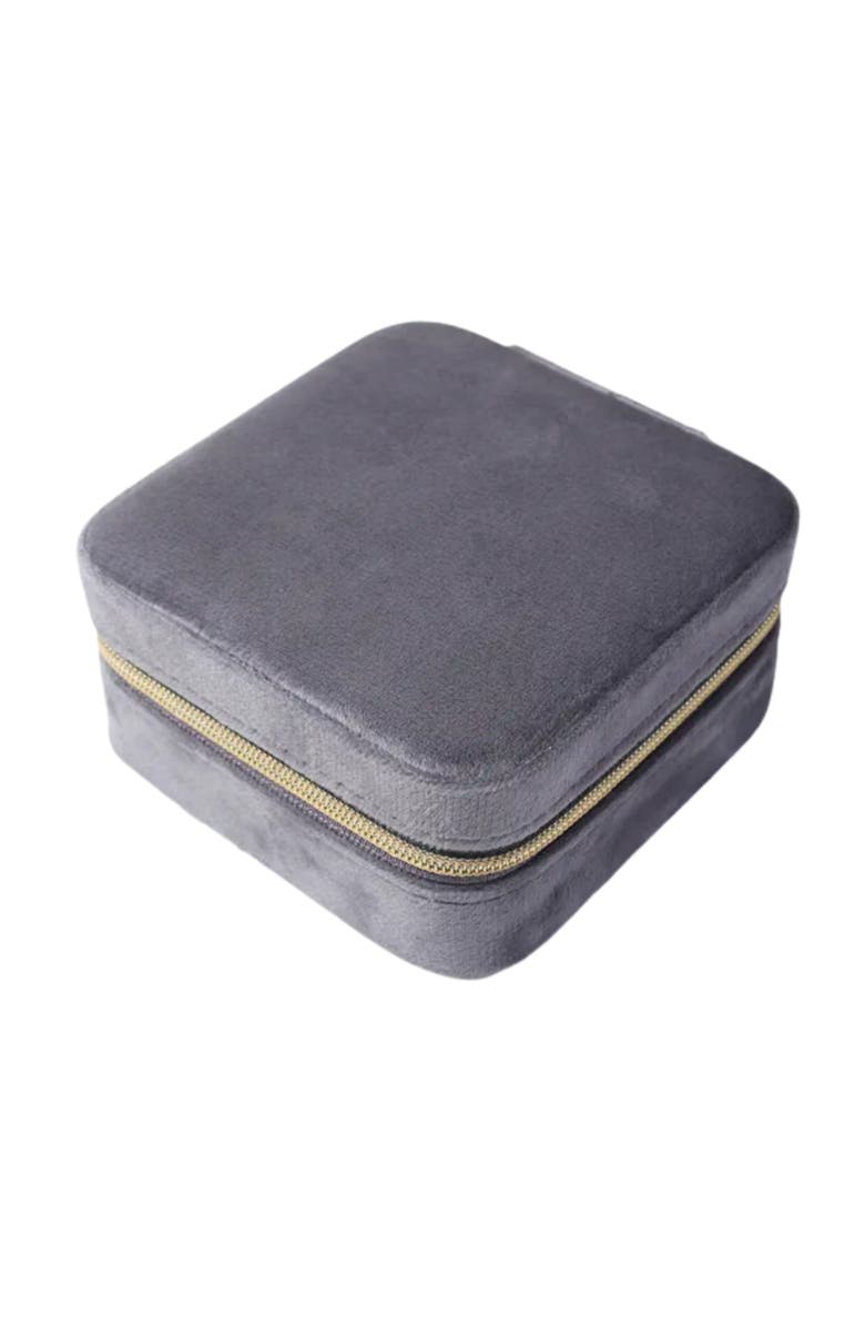 Emma Rae Velvet Square Jewelry Case, Main, color, 