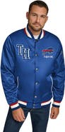 Tommy Hilfiger Men's Tommy Hilfiger Royal Buffalo Bills Dante Full-Snap Satin Jacket