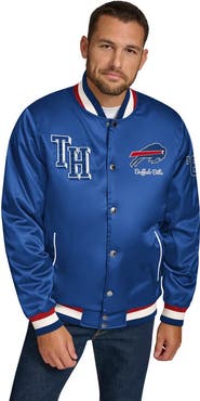 Tommy Hilfiger Men's Tommy Hilfiger Royal Buffalo Bills Dante Full-Snap Satin Jacket