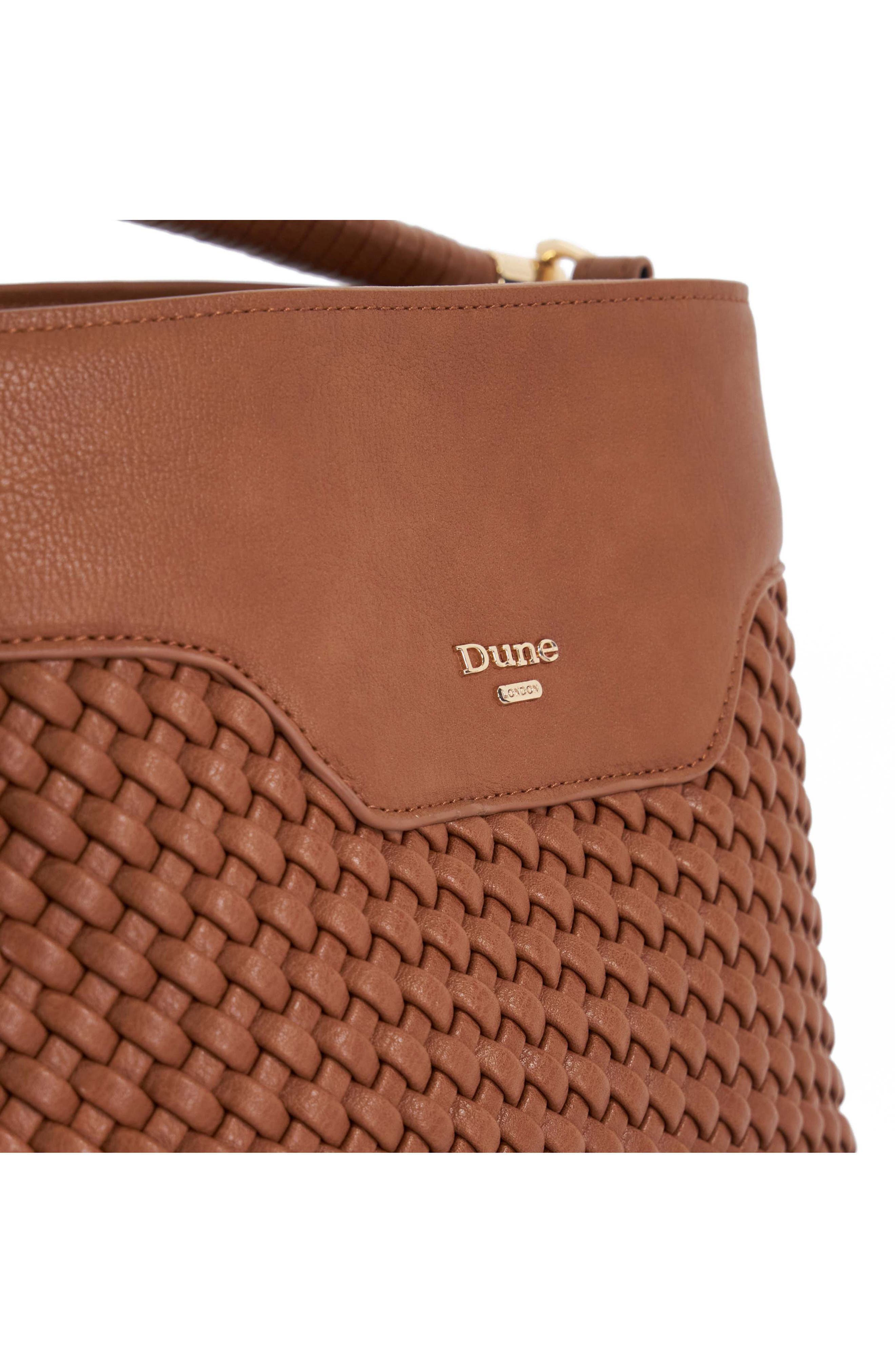Dune London Dinidelphie Faux Leather Top Handle Bag, Alternate, color, 