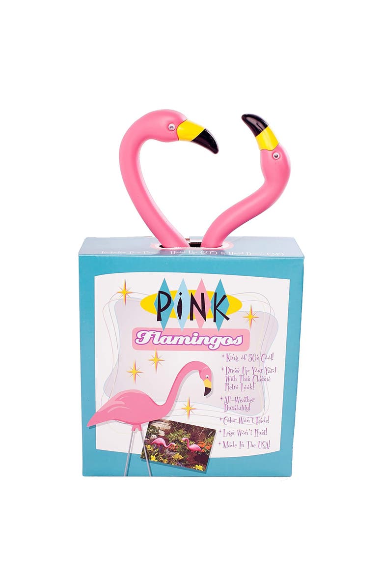 Bloem Pink Flamingo 25 Inch Garden Yard Stakes, Yard Decor, Alternate, color, Pink