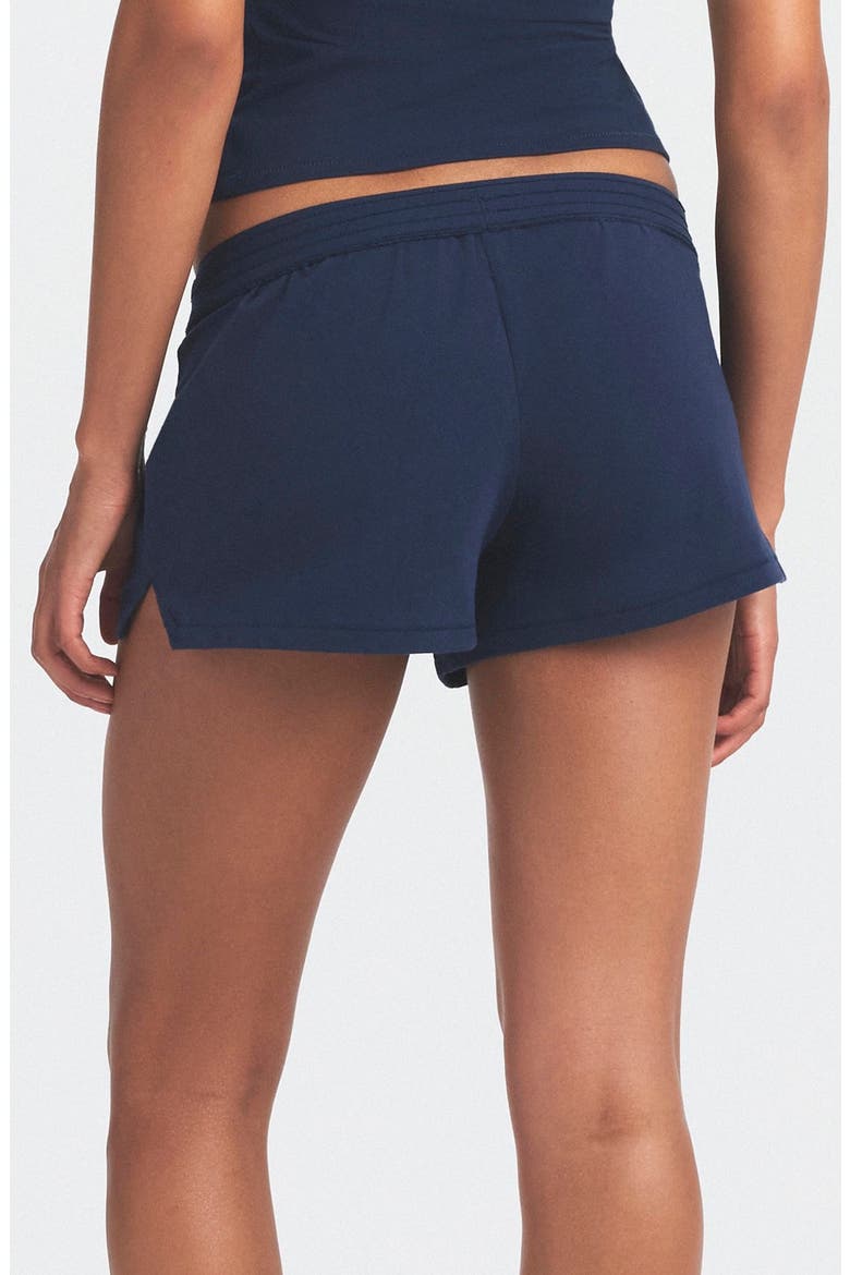 Stretch Cotton Jersey Shorts, Alternate, color, NAVY