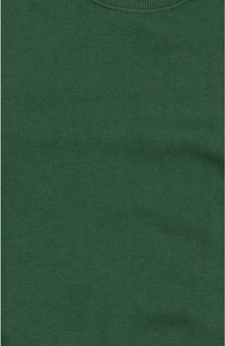 Leveret Kids Pullover Sweatshirt, Long Sleeve, Solid Colors, Alternate, color, Uniform Green