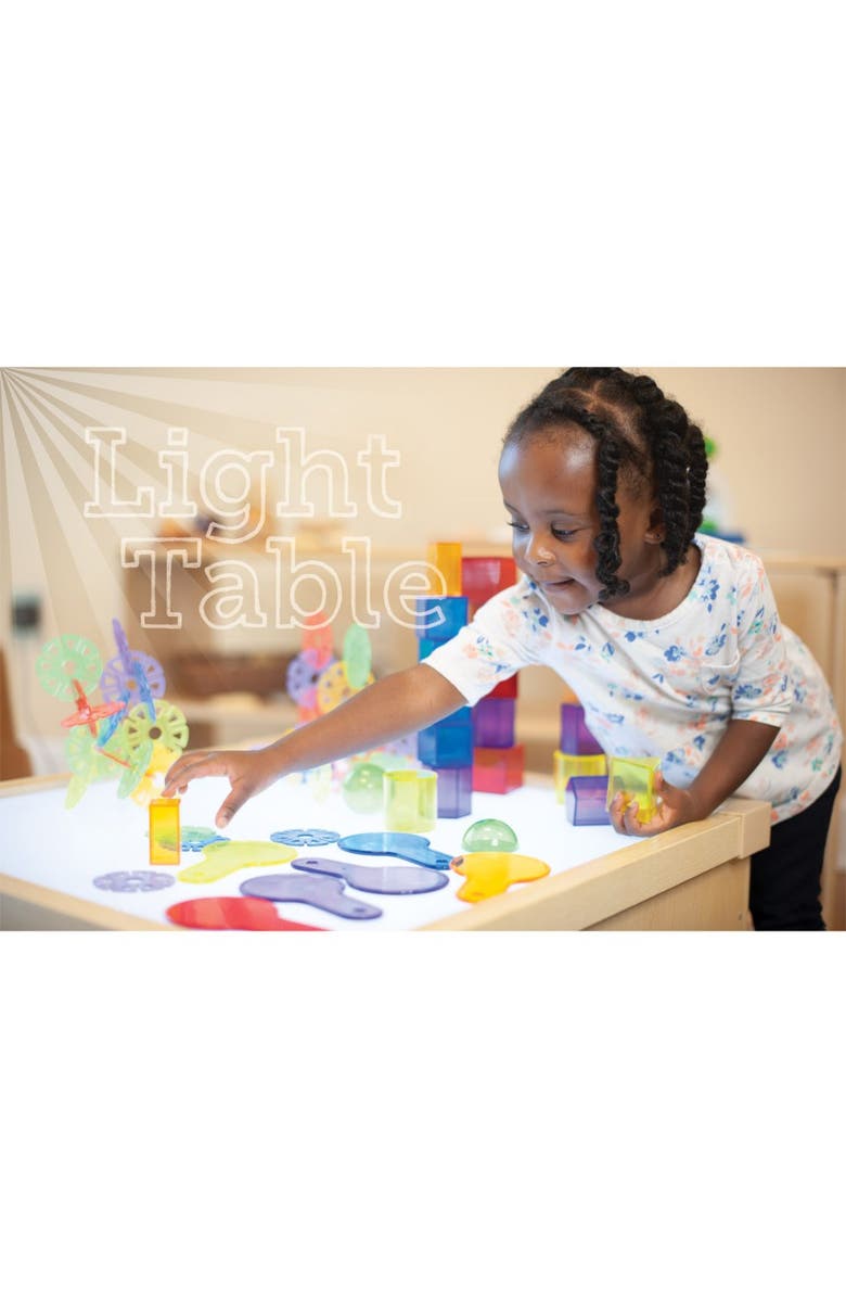 Kaplan Early Learning Company Toddler Light Table, Alternate, color, White