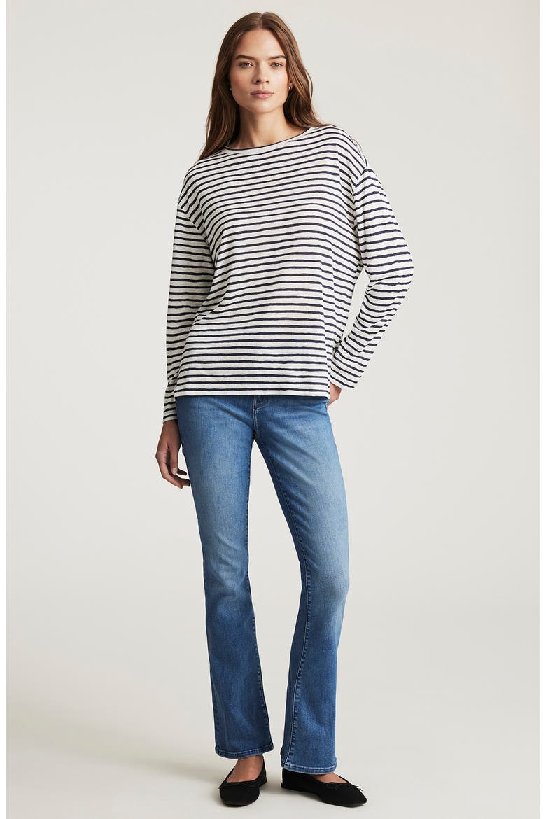Molly Mid Rise Bootcut Jeans, Alternate, color, MID BRUSHED FLEX BLUE