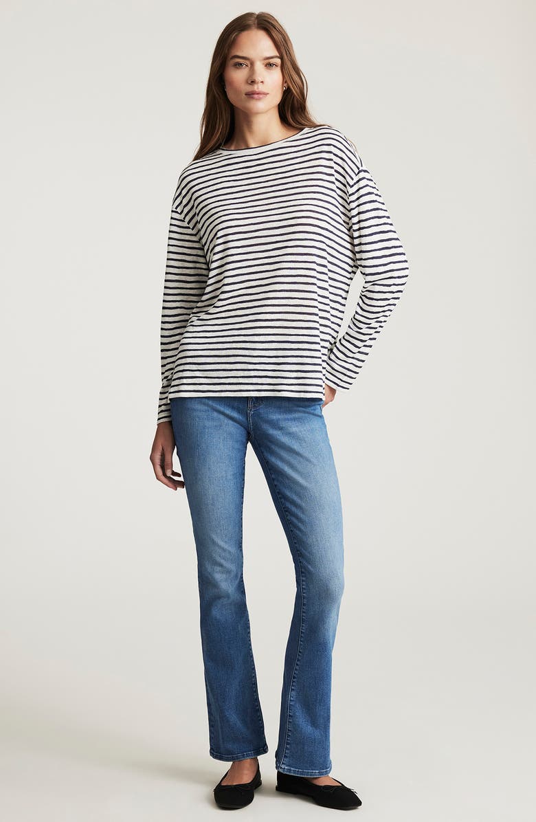 Mavi Jeans Molly Mid Rise Bootcut Jeans, Alternate, color, Mid Brushed Flex Blue