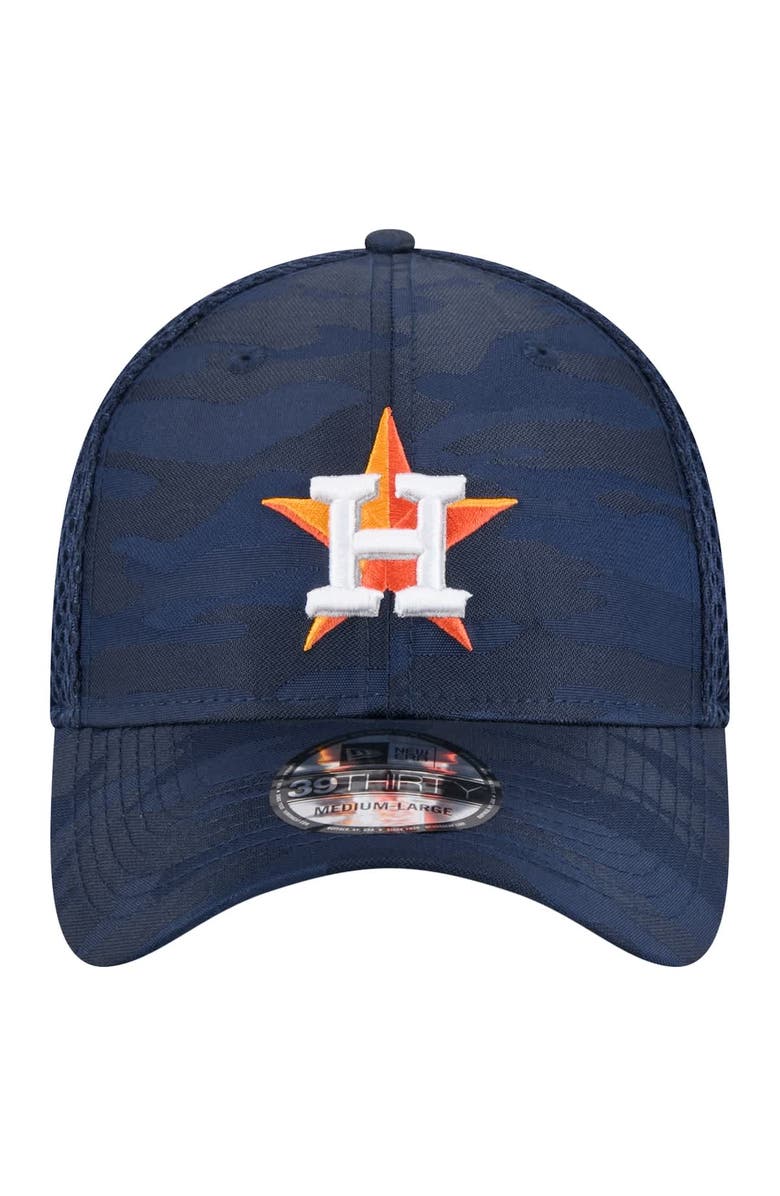 New Era Men's New Era Navy Houston Astros Subtle Camo 39THIRTY Flex Hat, Alternate, color, Navy