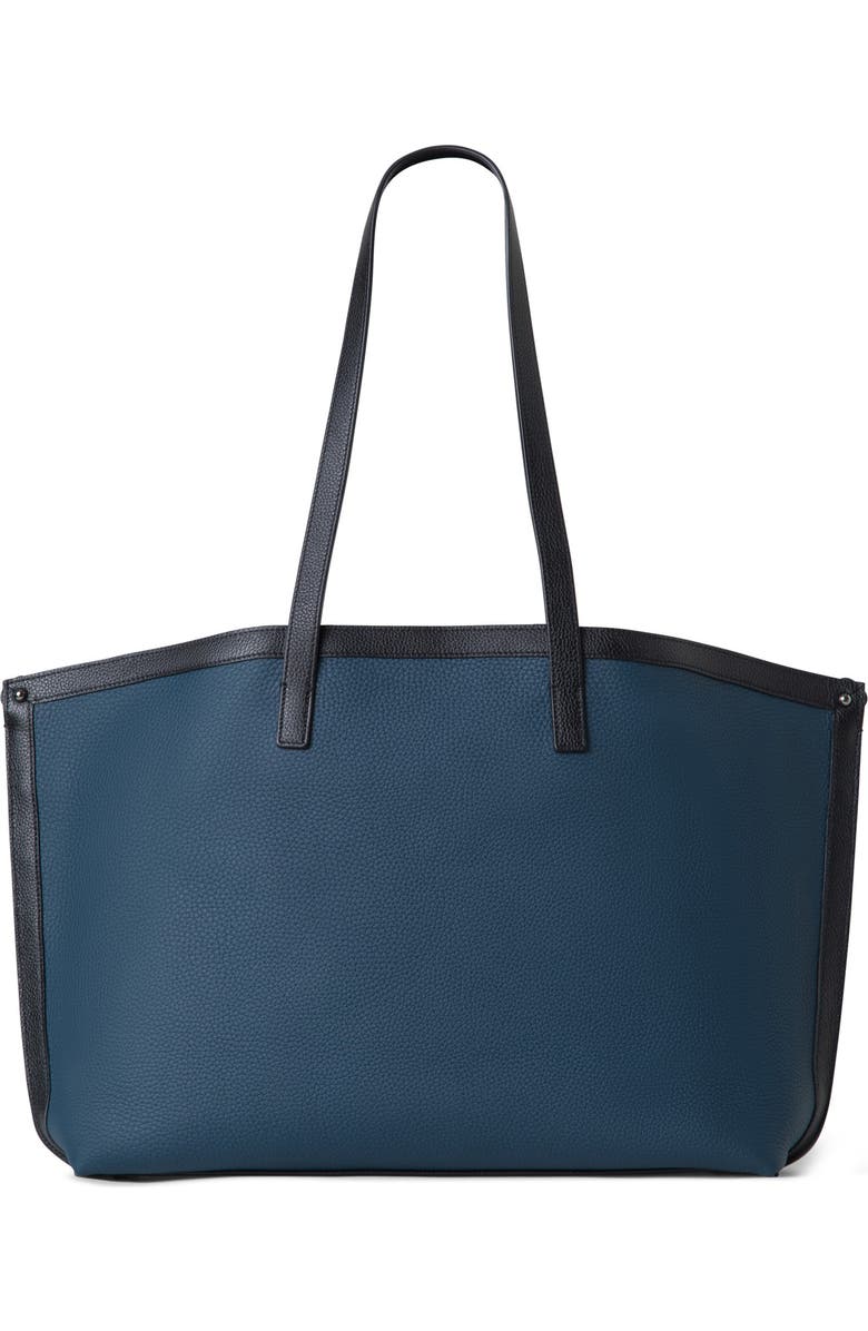 Akris Medium AI Colorblock Leather Tote, Alternate, color,