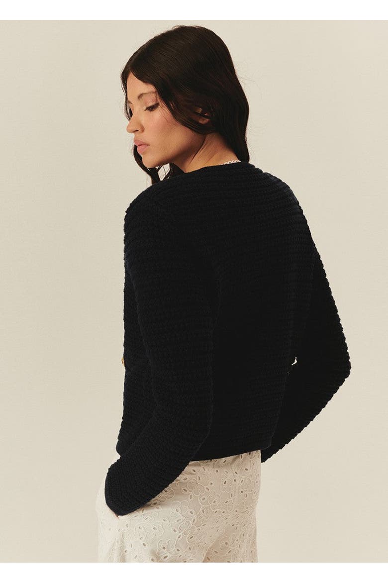 Joanna Essential Lightweight Knit Cardigan, Alternate, color, NAVY BLUE