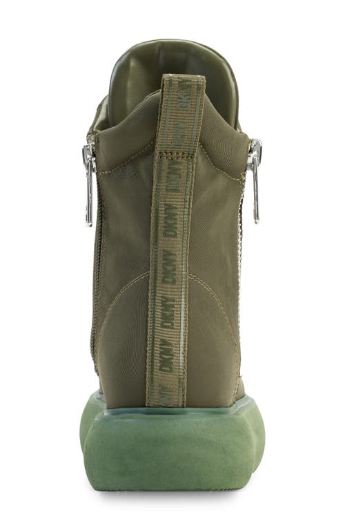 Dkny Aken Sneaker Boot In Green