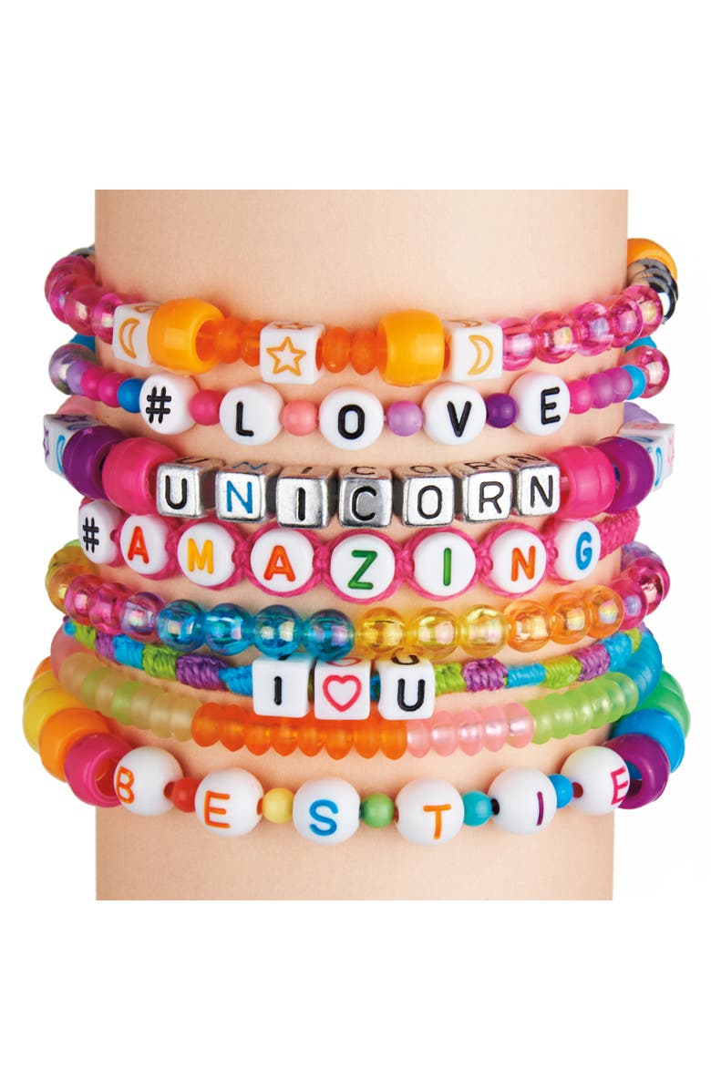 Shimmer 'N Sparkle Abc Fashion Diy Bead Bracelets Kit, Alternate, color, Multicolored