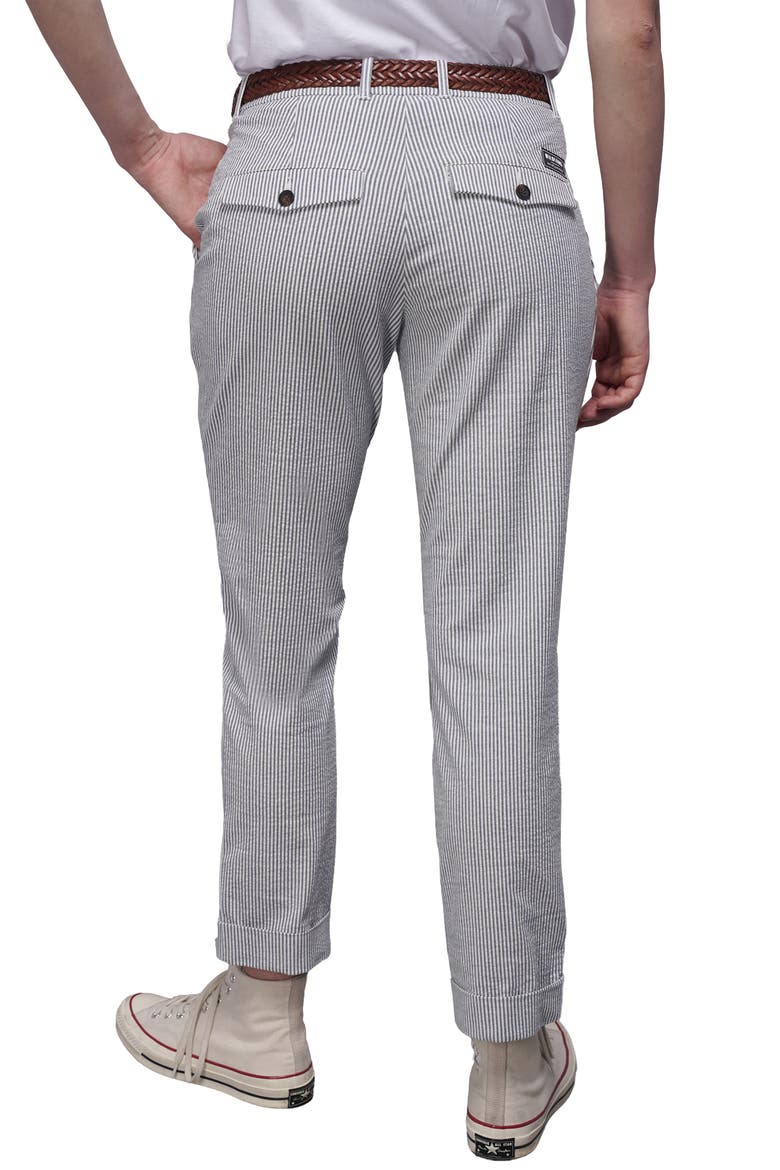 The Empower Seersucker Trouser, Alternate, color, NAVY/WHITE