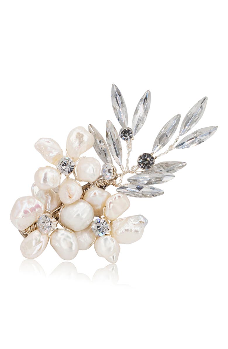 Brides & Hairpins Sloan Clip, Main, color, Silver