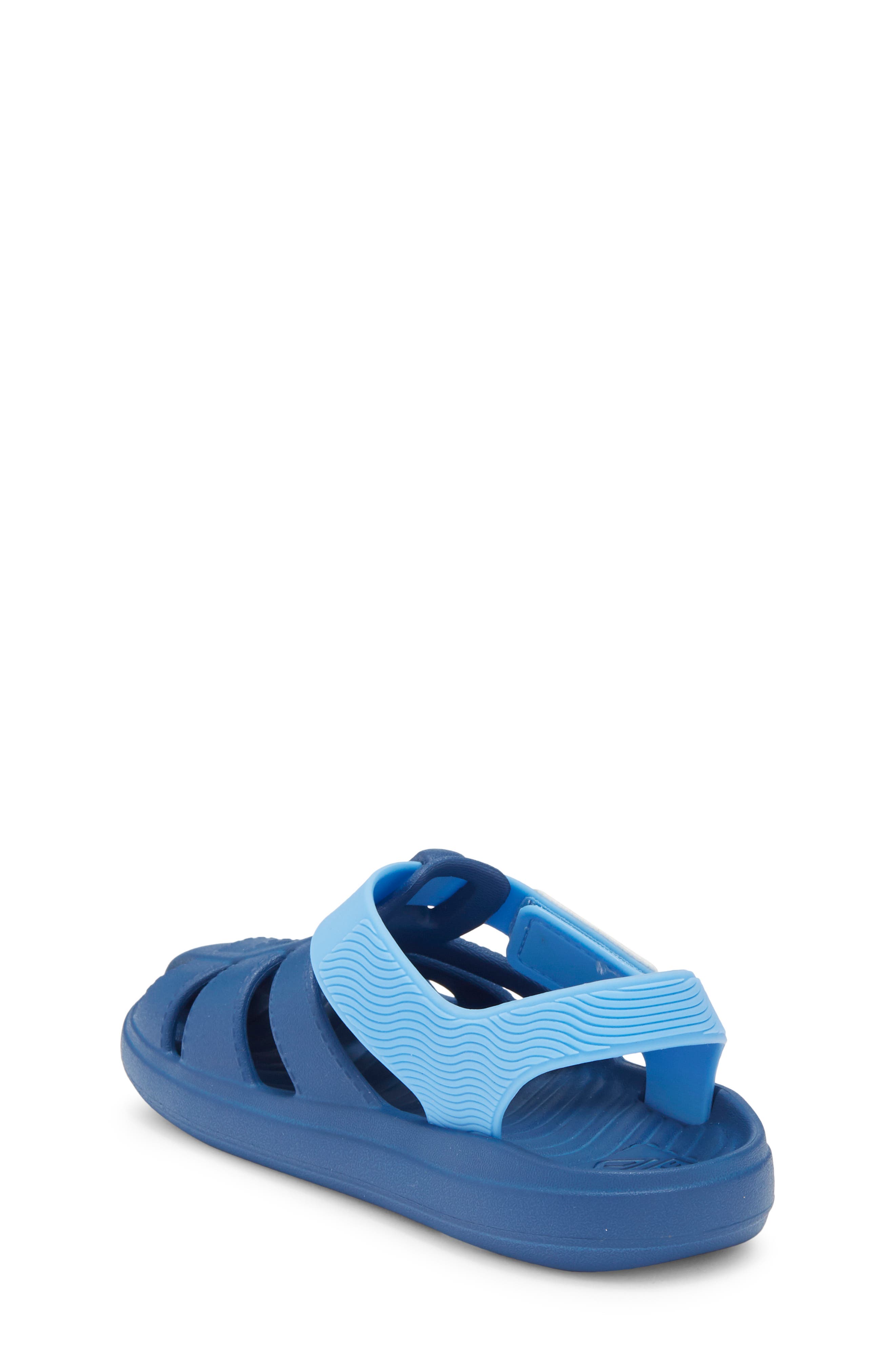 Reef Kids' Totally Beachin Fisherman Sandal, Alternate, color, Blue/ Light Blue