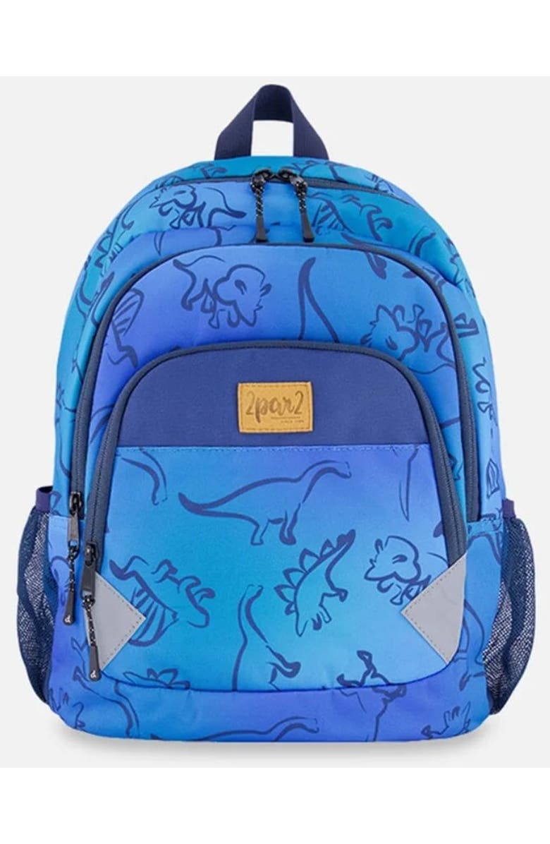 Deux par Deux Little Kids Backpack Dinosaur, Main, color,