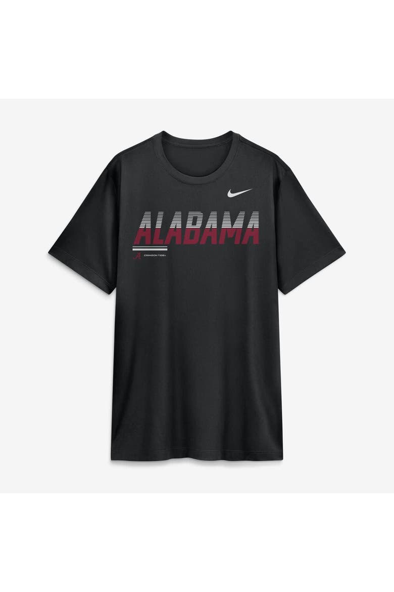 Men's Nike Black Alabama Crimson Tide Sideline Legend Dri-FIT T-Shirt, Alternate, color, Black