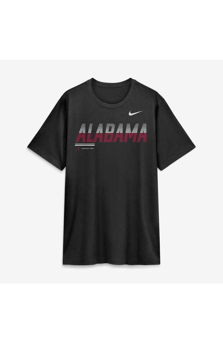 Nike Men's Nike Black Alabama Crimson Tide Sideline Legend Dri-FIT T-Shirt, Alternate, color, Black