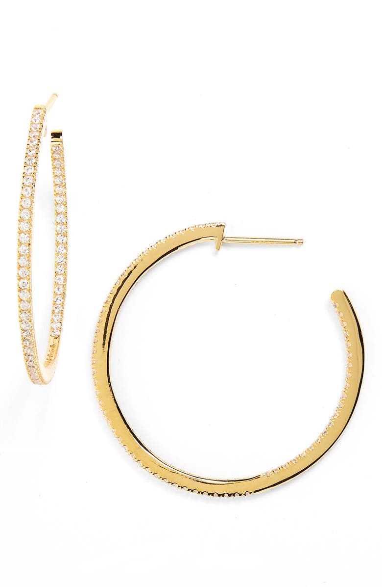 Nordstrom Inside Out Hoop Earrings, Main, color, 