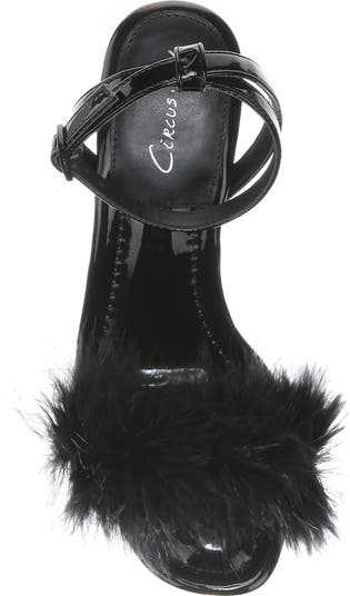 Brenna Feather Ankle Strap Sandal