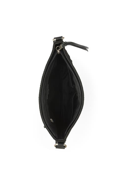 The Sak Melrose Crossbody Leather Bag In Black
