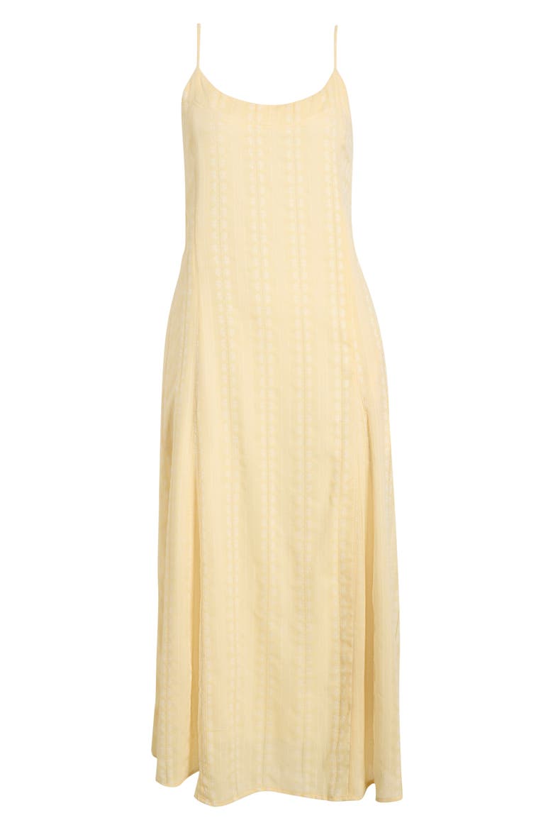 Meadow Embroidered Cotton Midi Sundress, Alternate, color, HONEYSUCKLE BEIGE