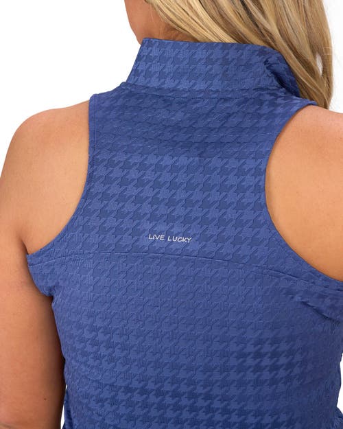 Black Clover Lynx Sleeveless Polo In Blue