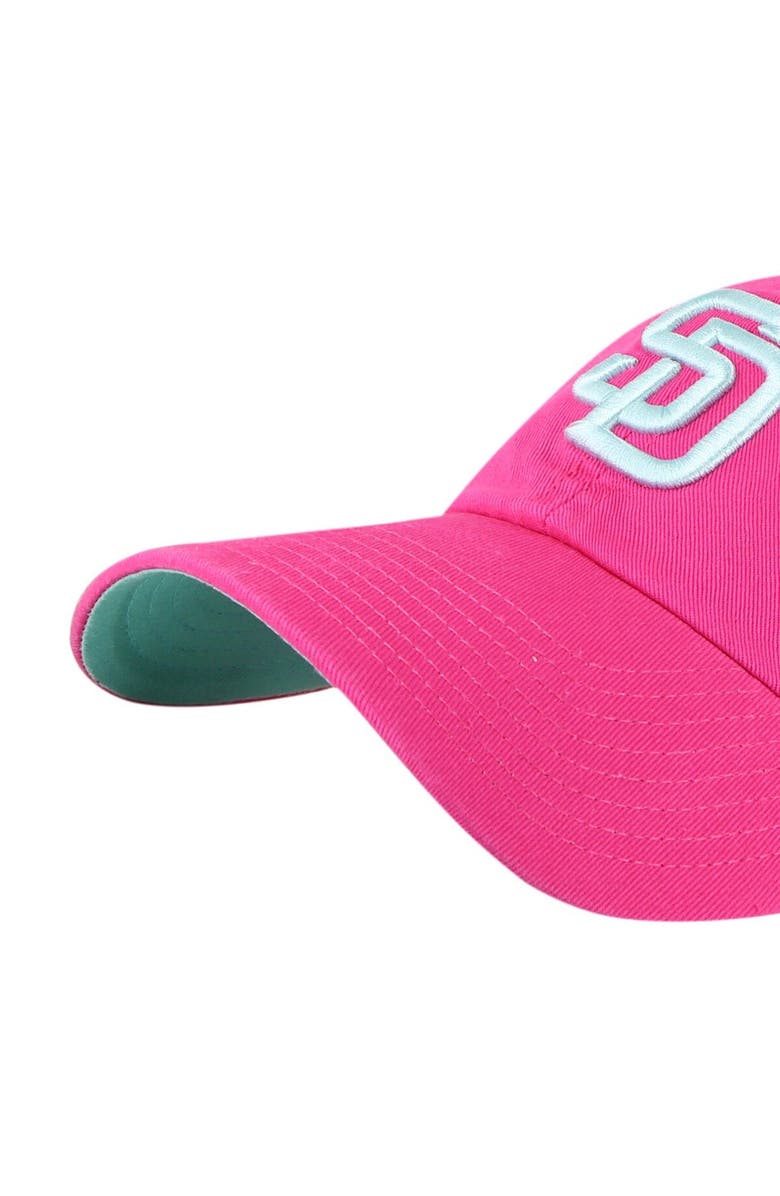 '47 Men's '47 Pink San Diego Padres 2022 City Connect Clean Up Adjustable Hat, Alternate, color, 