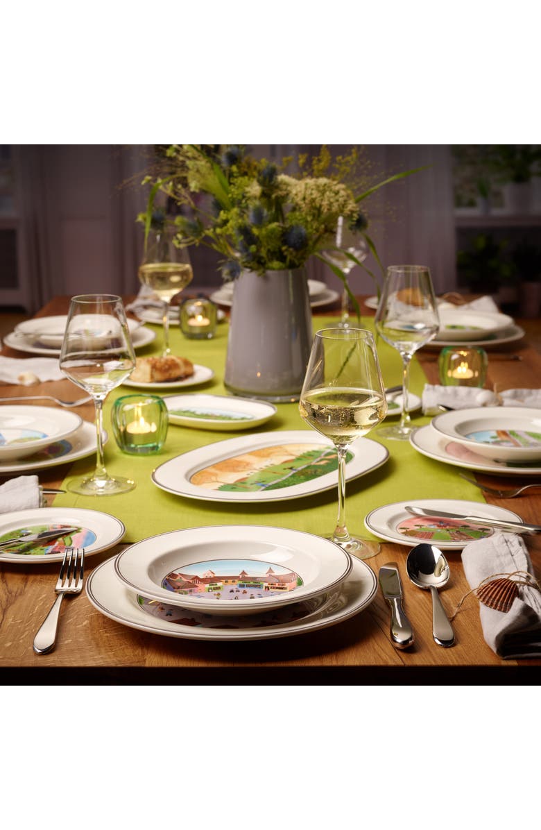 Villeroy & Boch Design Naif Dinner Plate #1 Going to Market, Alternate, color, NO COLOR