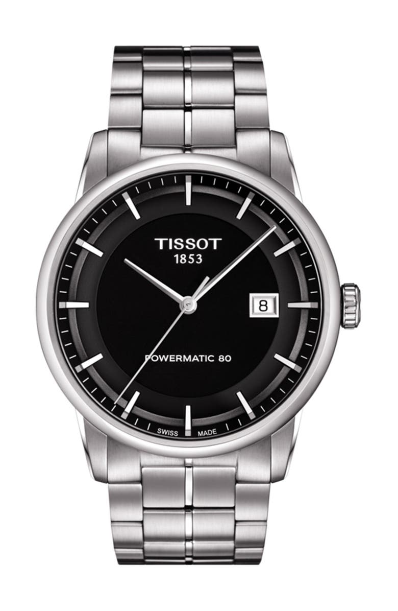 Tissot Men's Luxury Powermatic 80 Bracelet Watch, 41mm, Main, color, 