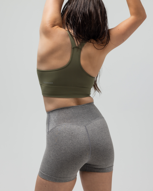 Reformer The Heather High-waisted Short In Black