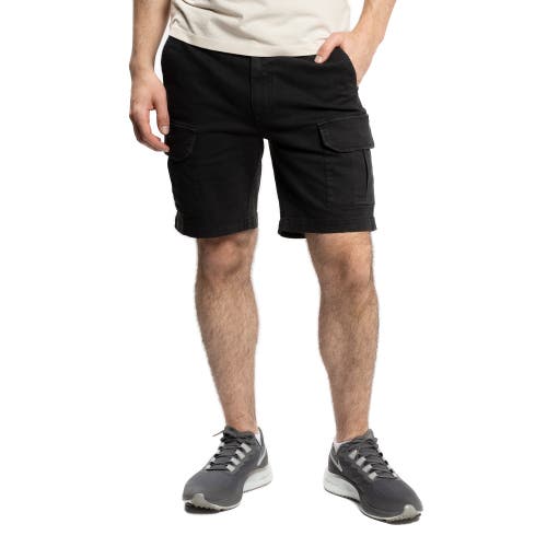Peter Manning Cargo Shorts In Black
