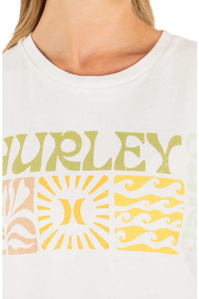 Surf Days Boxy Cotton Crop T-Shirt, Alternate, color, TOFU