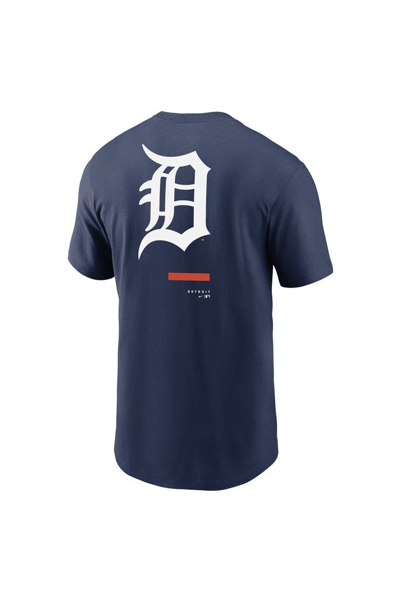 Men's Nike Navy Detroit Tigers Over the Shoulder T-Shirt, Alternate, color, Navy