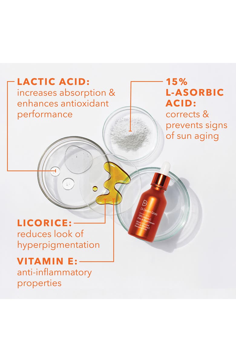 Dr. Dennis Gross Skincare Vitamin C Lactic 15% Firm & Bright Serum, Alternate, color, 